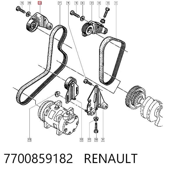  7700859182 Renault (RVI)