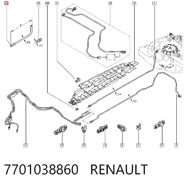  7701038860 Renault (RVI)