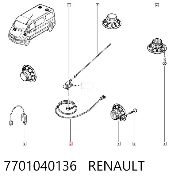  7701040136 Renault (RVI)