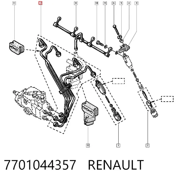  7701044357 Renault (RVI)