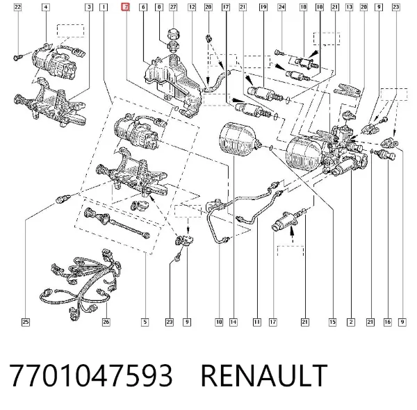  7701047593 Renault (RVI)