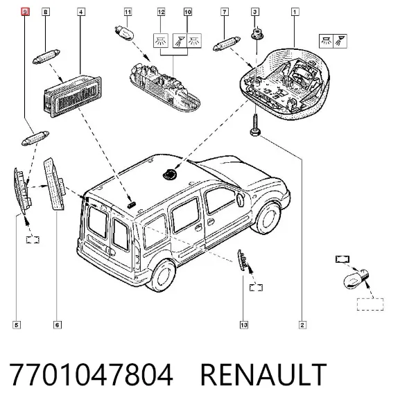 7701047804 Renault (RVI)