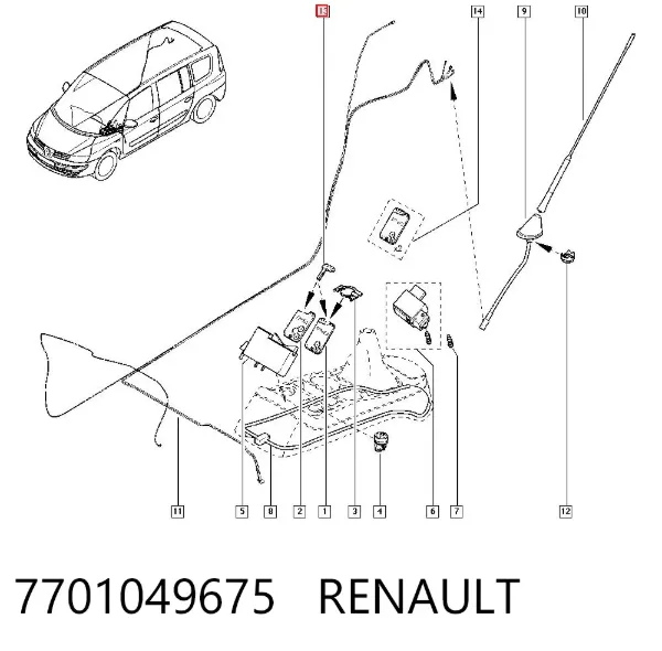  7701049675 Renault (RVI)