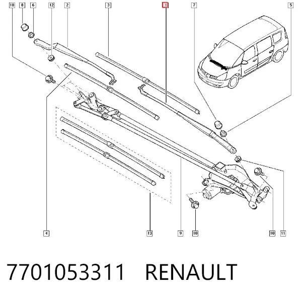  7701053311 Renault (RVI)