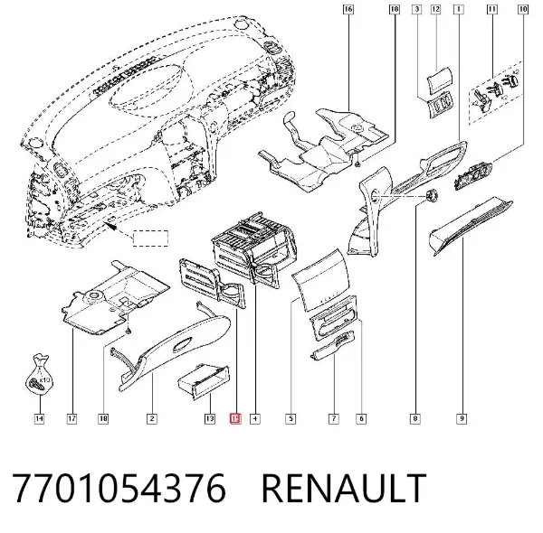  7701054376 Renault (RVI)