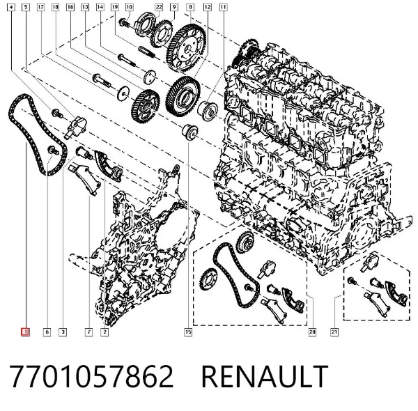  7701057862 Renault (RVI)