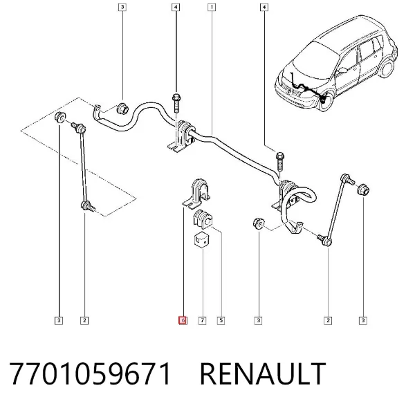  7701059671 Renault (RVI)