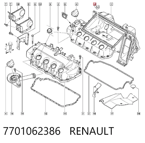  7701062386 Renault (RVI)
