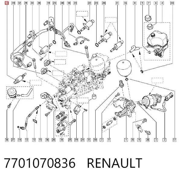  7701070836 Renault (RVI)