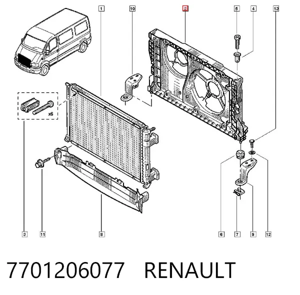  7701206077 Renault (RVI)