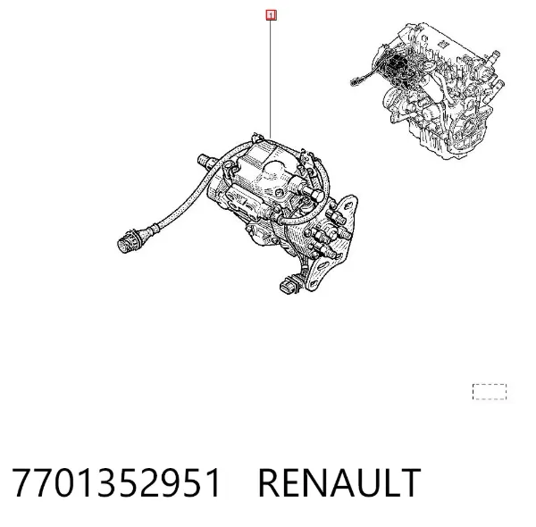 Паливний насос високого тиску Renault Safrane I