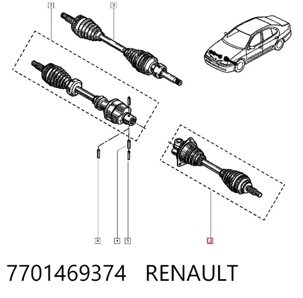  7701469374 Renault (RVI)