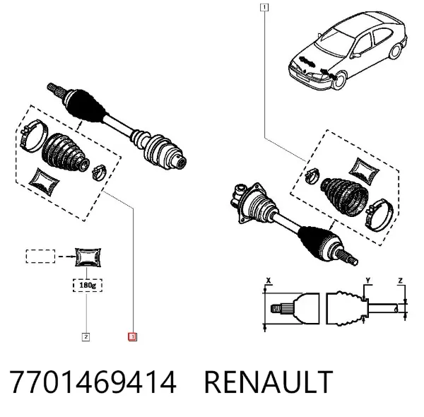  7701469414 Renault (RVI)
