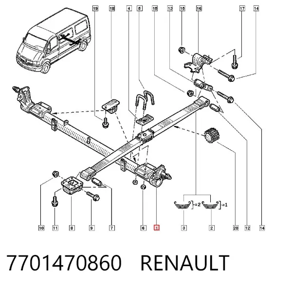  7701470860 Renault (RVI)
