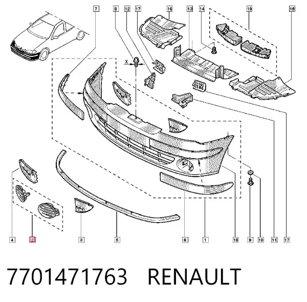  7701471763 Renault (RVI)
