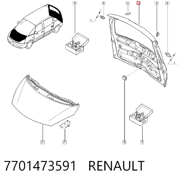 Ляда Renault Espace IV