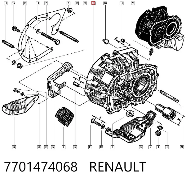  7701474068 Renault (RVI)