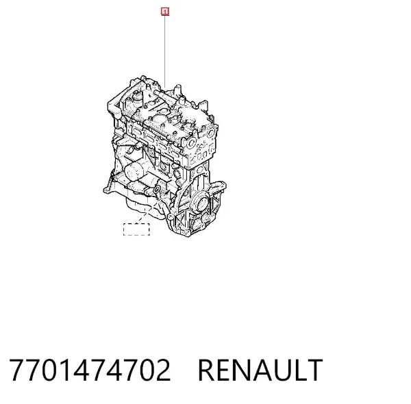 Двигун 7701474702 Renault (RVI)