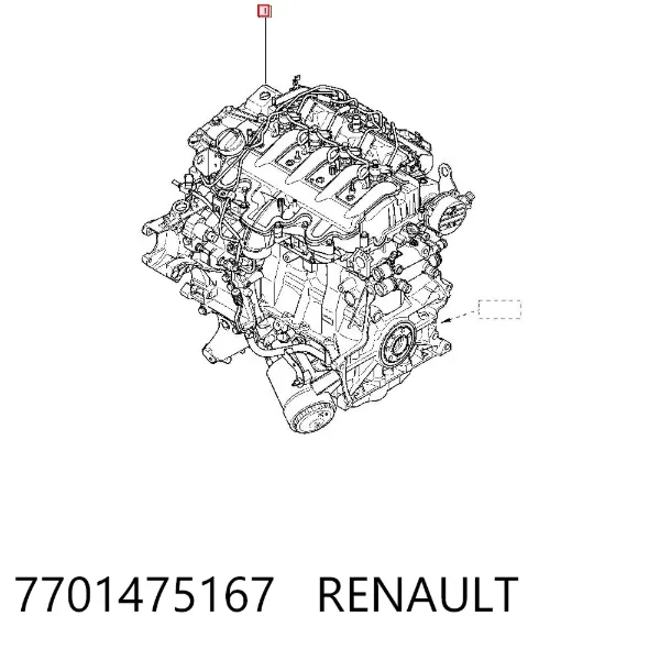 Двигун 7701475167 Renault (RVI)