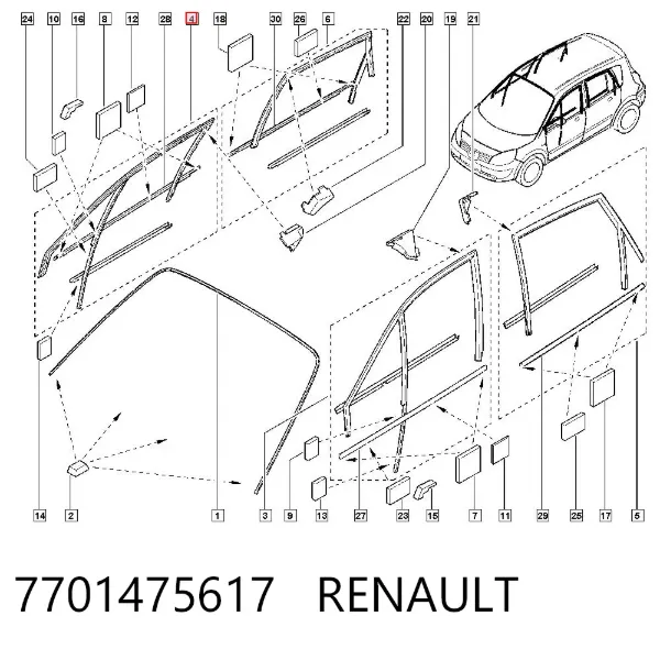  7701475617 Renault (RVI)