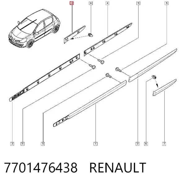 7701476438 Renault (RVI)