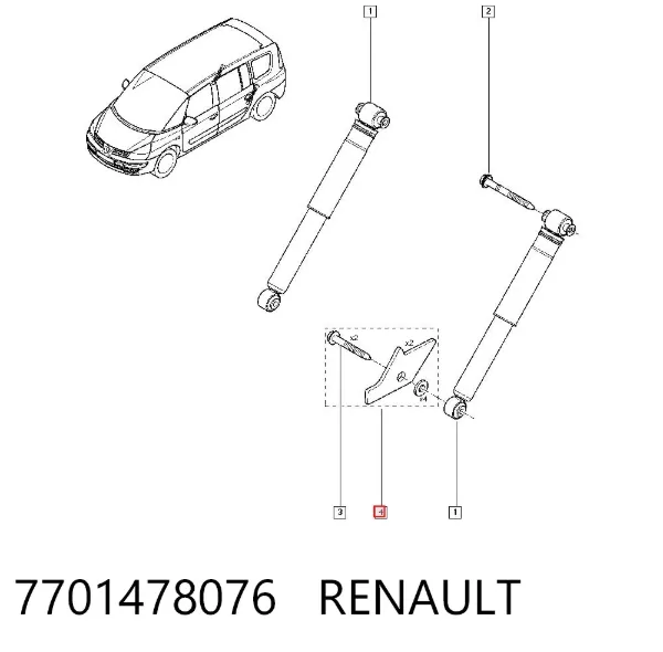  7701478076 Renault (RVI)