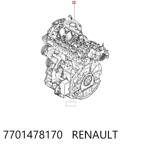 Двигун 7701478170 Renault (RVI)
