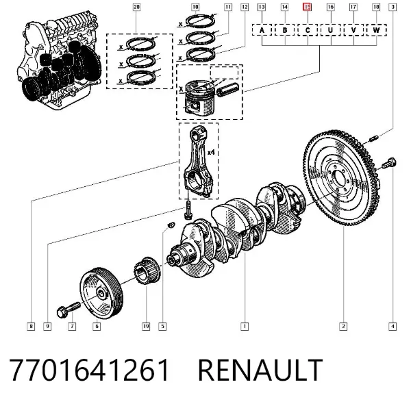  7701641261 Renault (RVI)