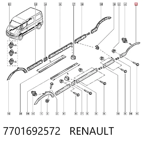  7701692572 Renault (RVI)