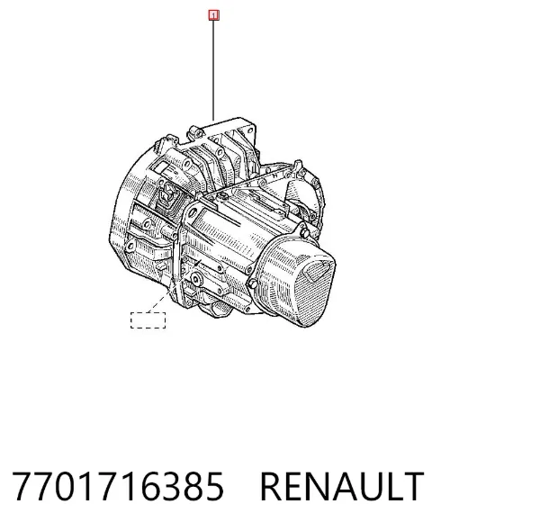 Коробка передач 7701716385 Renault (RVI)