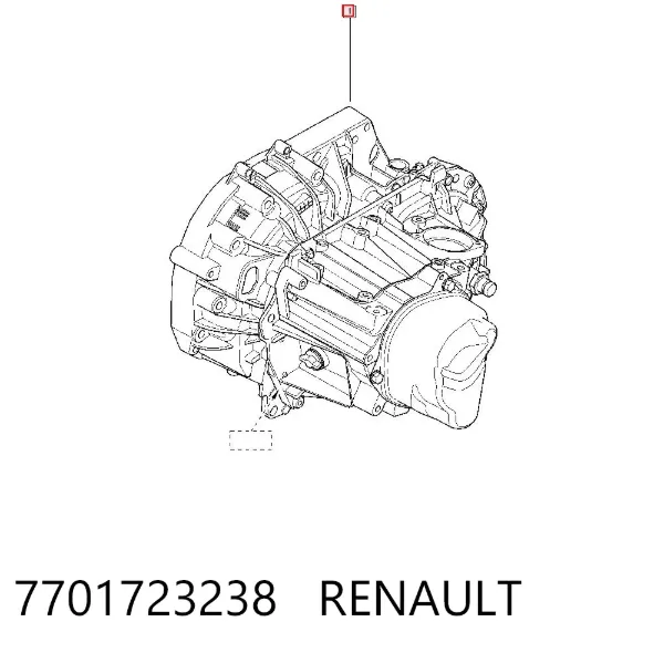 Коробка передач 7701723238 Renault (RVI)