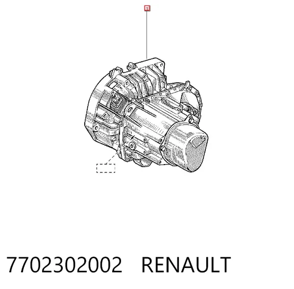 Коробка передач 7702302002 Renault (RVI)
