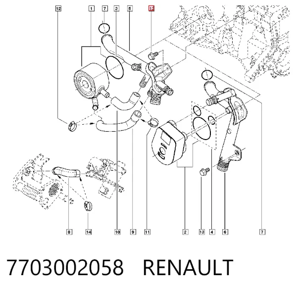  7703002058 Renault (RVI)