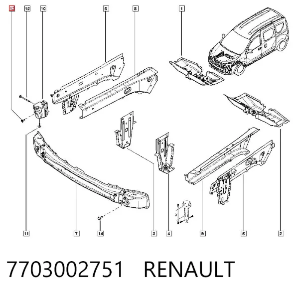  7703002751 Renault (RVI)
