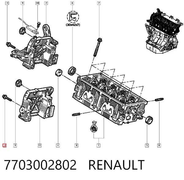  7703002802 Renault (RVI)