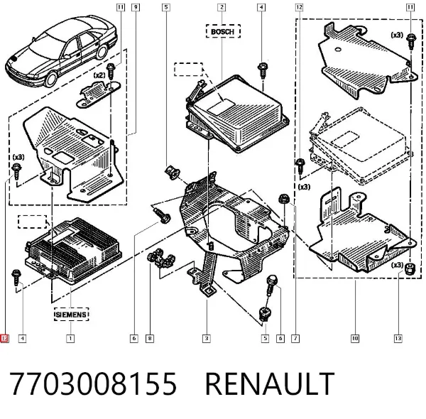  7703008155 Renault (RVI)