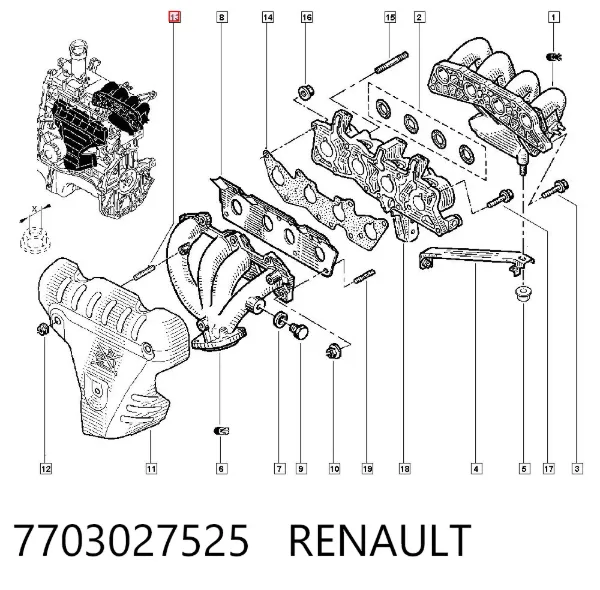  7703027525 Renault (RVI)