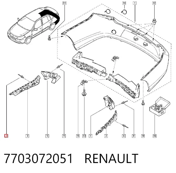  7703072051 Renault (RVI)