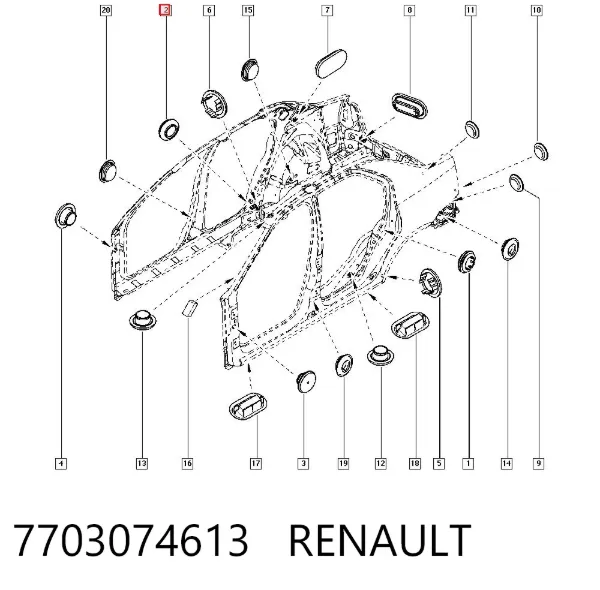  7703074613 Renault (RVI)