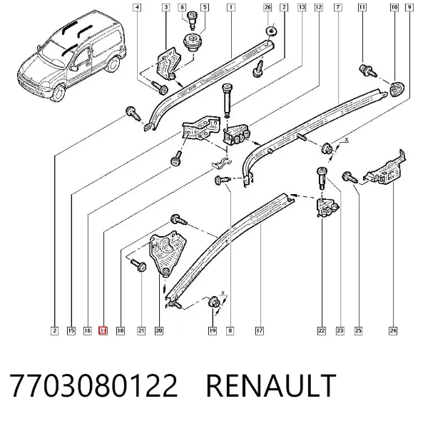  7703080122 Renault (RVI)