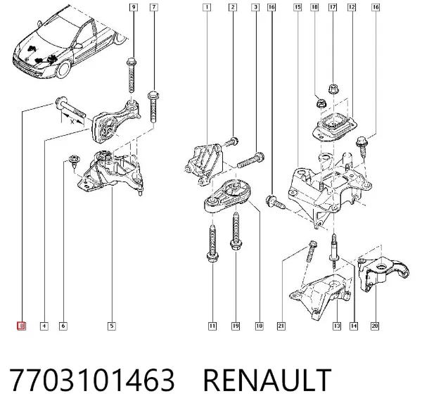  7703101463 Renault (RVI)