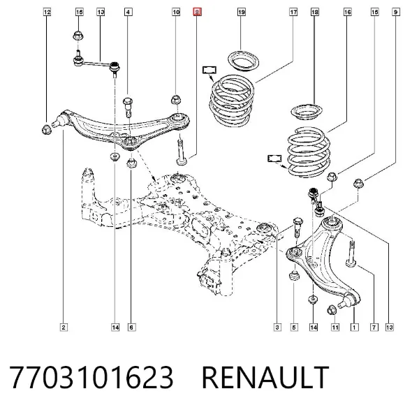  7703101623 Renault (RVI)