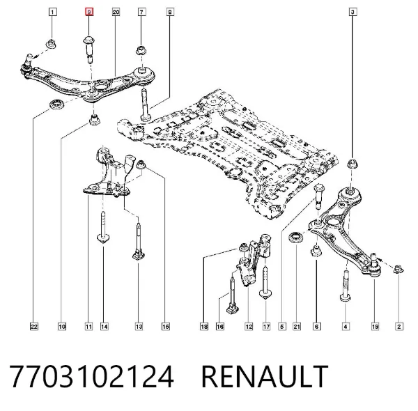  7703102124 Renault (RVI)