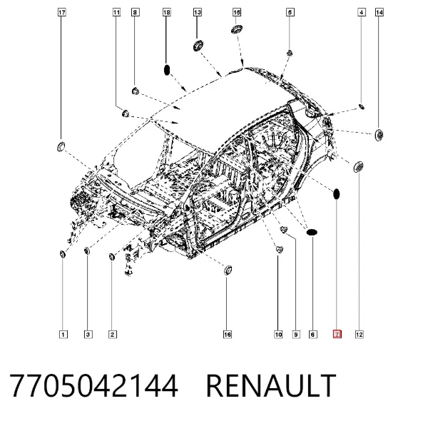  7705042144 Renault (RVI)