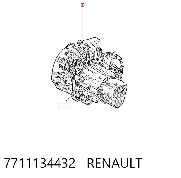 Коробка передач 7711134432 Renault (RVI)