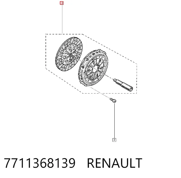 Зчеплення 7711368139 Renault (RVI)