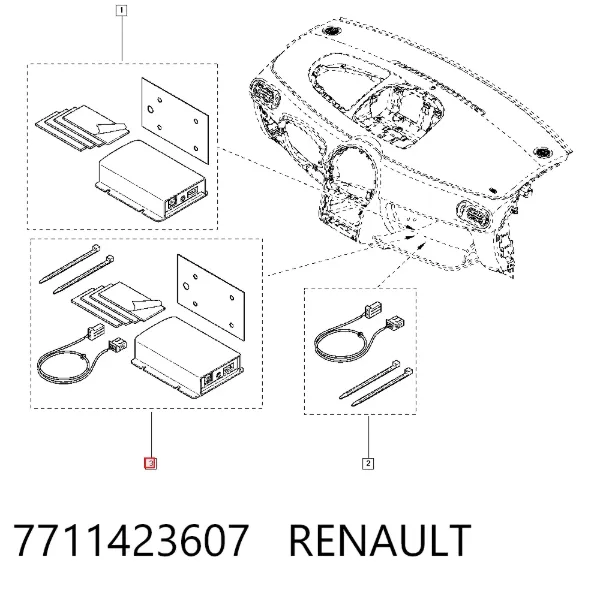 USB-розгалужувач 7711423607 Renault (RVI)
