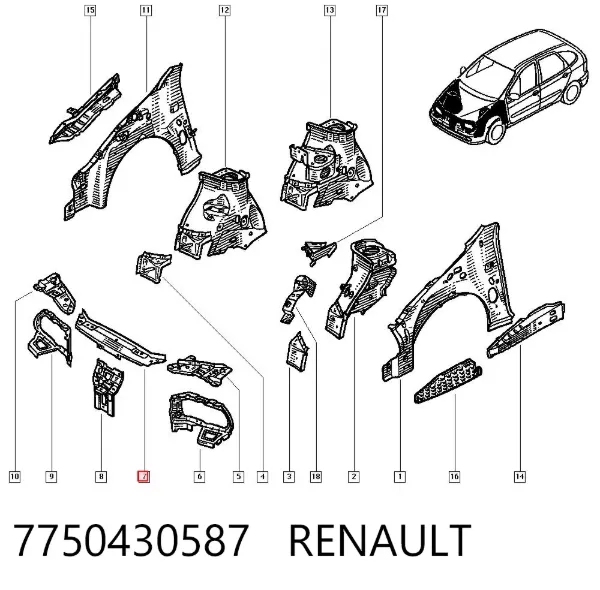  7750430587 Renault (RVI)