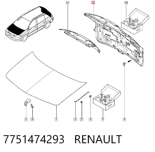 Ляда 7751474293 Renault (RVI)