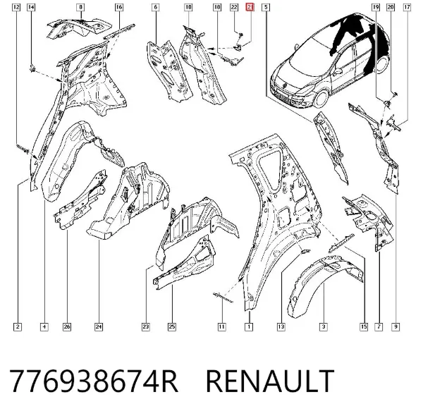  776938674R Renault (RVI)